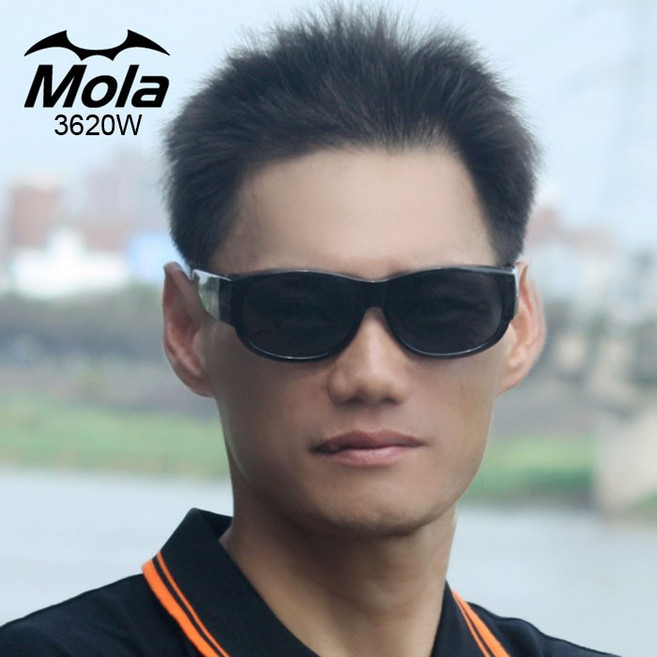 MOLA 摩拉 3620Wbg 包覆式偏光太陽眼鏡 適合近視眼鏡 UV400