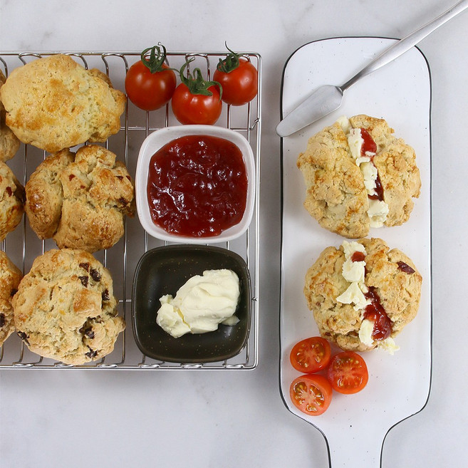 아미스 통밀스콘 플레인 버터스콘 100%통밀빵 밀가루없는 스콘 80g 3개입, 통밀 플레인 스콘 80g 3개입, 3개