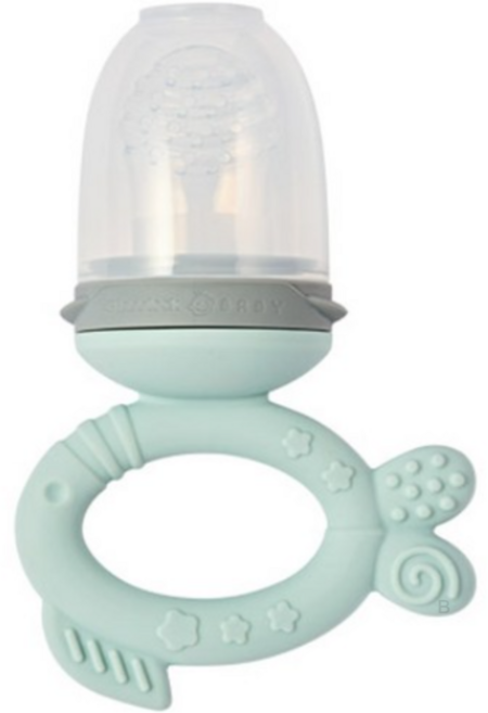 글라스락 베이비 실리콘 과즙망, 10개, 민트그린