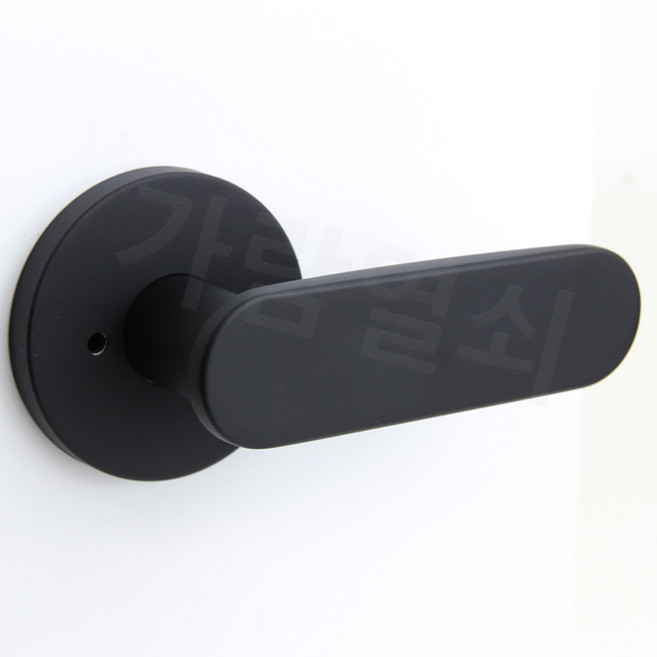 TL-2204 아이방 욕실 레버 문고리 방문손잡이 교체, 고객직접설치, AGMT TL2204(블랙)