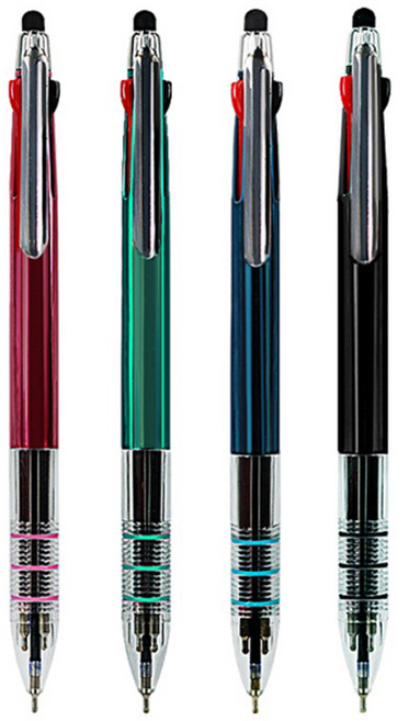 루나 UV3색 스마트터치펜 0.7mm 신형니들펜 독일잉크 잘써지고 샤이니한 나만의 특별한 삼색볼펜, 랜덤발송, 5개