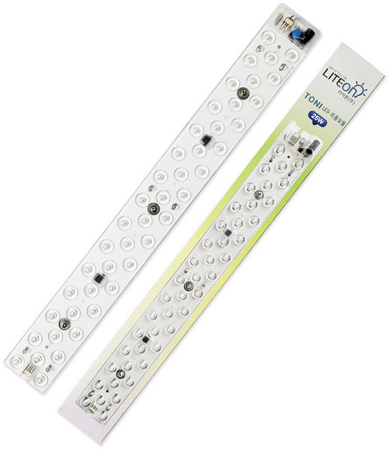 LED 모듈램프 리폼 25W 플리커프리 형광등 교체 방등 거실등 조명, 1개, 주광색