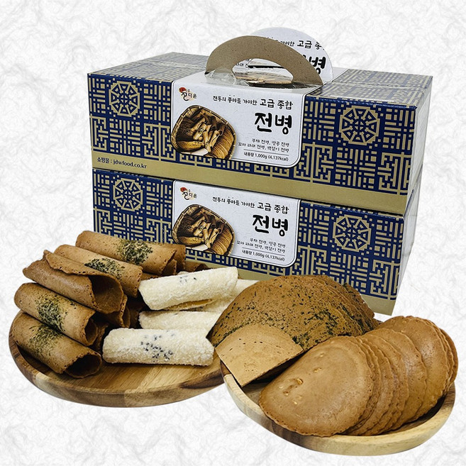 추억의 옛날 과자 고급종합전병 센베이 1kg+1kg, 1kg, 2개