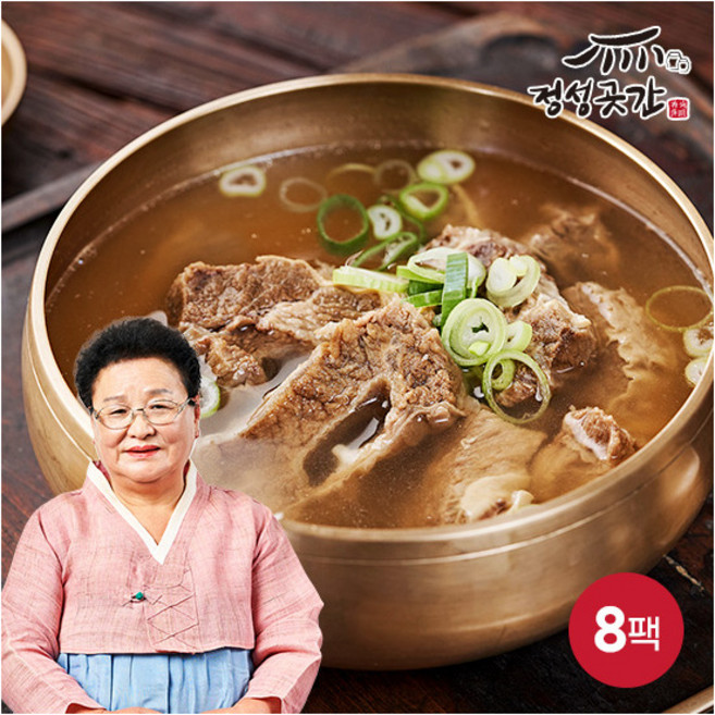 [정성곳간] 뼈없는 갈비탕 800gx8팩, 800kg, 1세트