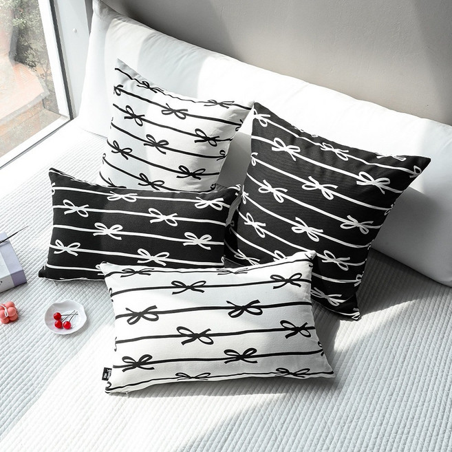 쁘띠리본 쿠션 방석