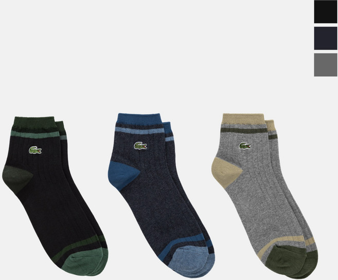 [라코스테 공식] 남성 컬러블록 스니커즈 삭스 RA791E-55N 3종 택1