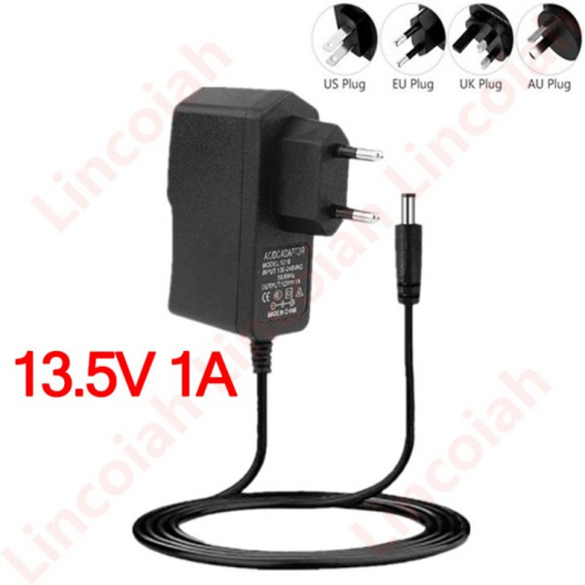 DC 13.5 V 1A 어댑터 전원 공급 장치 충전기 5.5mm 2.1-2.5MM 100-240V 볼트