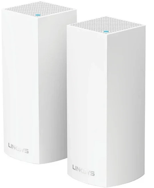 와이파이 라우터LINKSYS WHW0101 AC1300 Velop 지능형 메쉬 WiFi 라우터 트라이 밴드 전체 홈 네트워크 시
