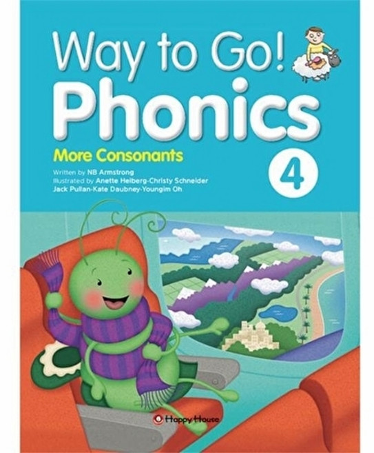 웅진북센 Way to Go! Phonics 4 (본책 + 워크북 eBook 온라인 자료), 해피하우스(HAPPY HOUSE)null, NB Armstrongnull, 4null