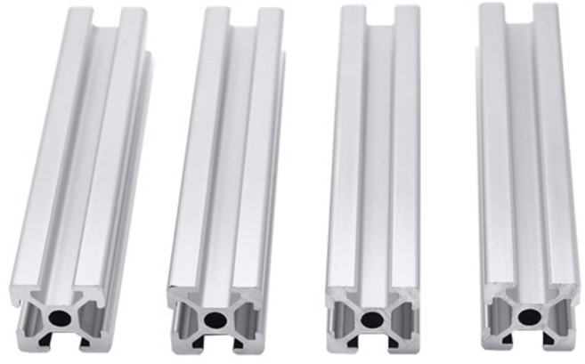 4 개/몫 2020 알루미늄 프로파일 압출 100mm ~ 800mm 길이 선형 레일 200mm 400mm 500mm DIY 3D 프린터 작, 01 빠른, 06 600mm