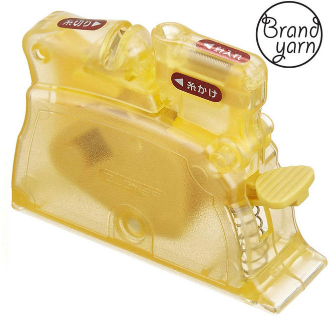 크로바 자동실꿰기 노랑(10-517), 단품, 1개