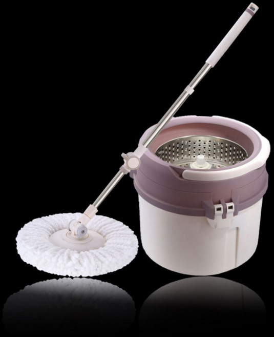 그리너 한통 청소기 대걸레 밀대 마포 마대 회전 통돌이 밀걸레 손편한 짤순이 리필걸레만, 그리너 한통청소기 (기본 구성), 1개