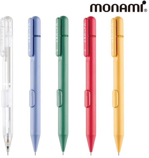 모나미 클리키 샤프 0.5mm 색상랜덤, 1개