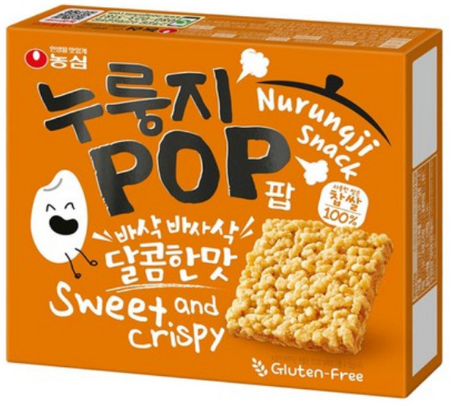 농심 누룽지팝, 142g, 6개