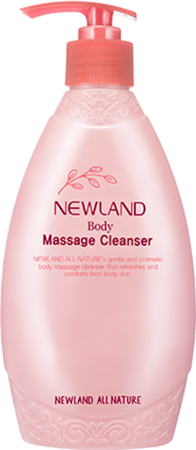 뉴랜드올네이처 바디 마사지 클렌저, 1개, 340ml