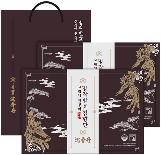 신정애 명작 발효 침향단, 2박스, 60회분