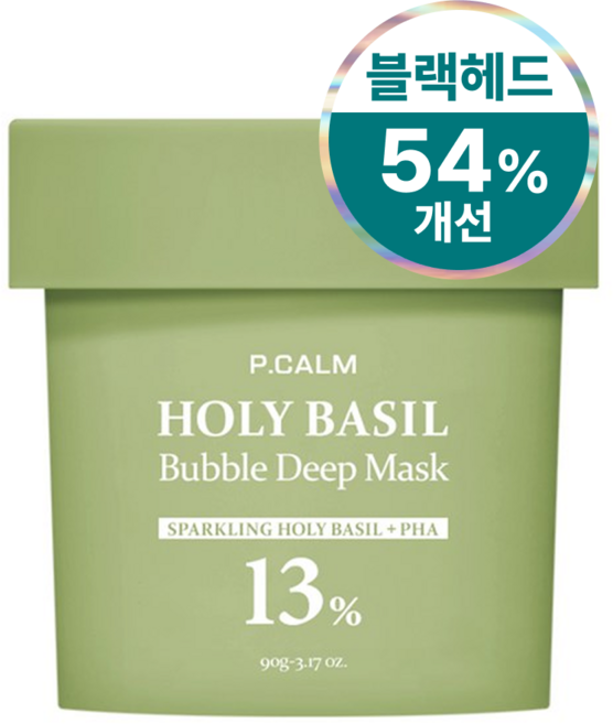 피캄 홀리바질 버블 딥 마스크 90g, 1개입, 1개