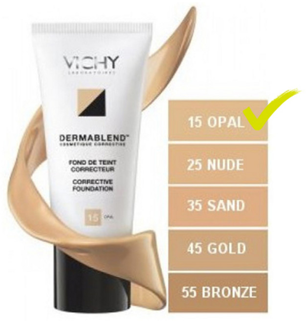 비쉬 더마블렌드 파운데이션 15호 30 ml, 1개