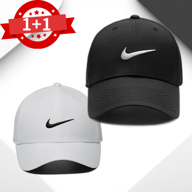 나이키 원쁠러스원 레거시91 골프캡 국만모자 블랙+블랙 2개