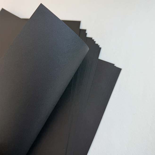 두성 흑기사 블랙종이 케이크 토퍼 작업 제작 용지, 2세트, 블랙 10매