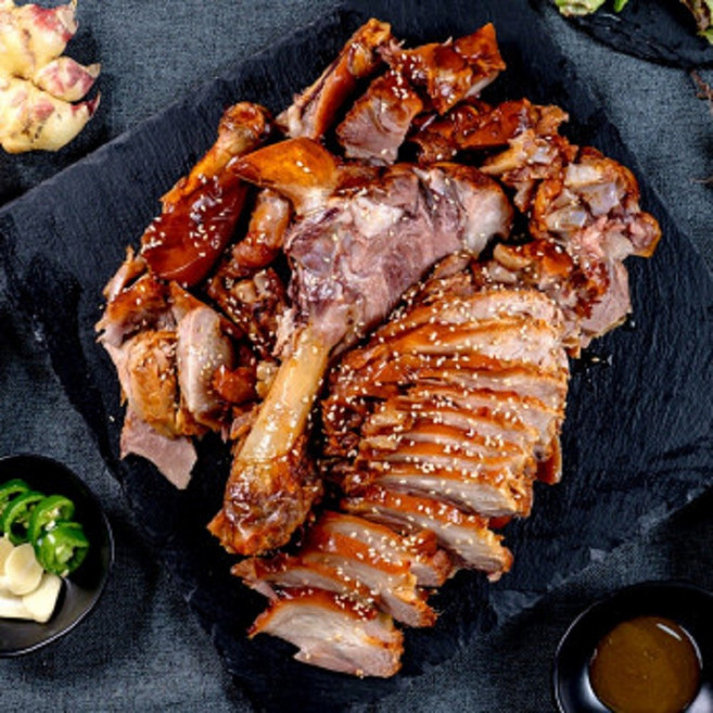 선미족발 야식 술안주 캠핑 순살족발 1.4kg (냉장) 1개 와사비소스 + 새우젓소스