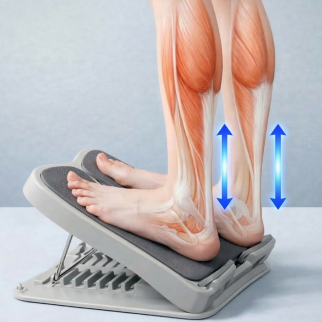 리즈앤모어 종아리 스트레칭 보드 발목 강화 운동기구, 그레이