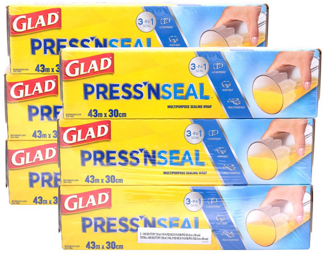 글래드 프레스 앤씰랩 매직랩 43.4m x 30cm 낱개 코스트코, 43m, 6개