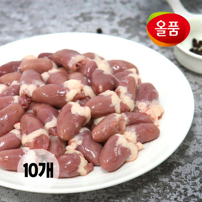 올품 냉동 생닭염통 국내산 꼬치구이용 특수부위 500g 10개, 1.냉동 닭염통5kg (500G X 10개)