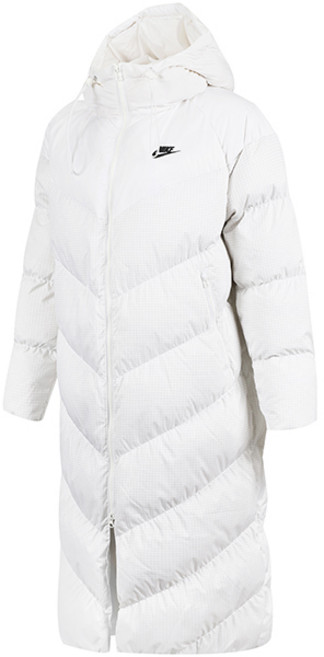 나이키코리아 W 스포츠웨어 윈드푸퍼 루즈 핏 후드 다운 파카 (FD8213-100)