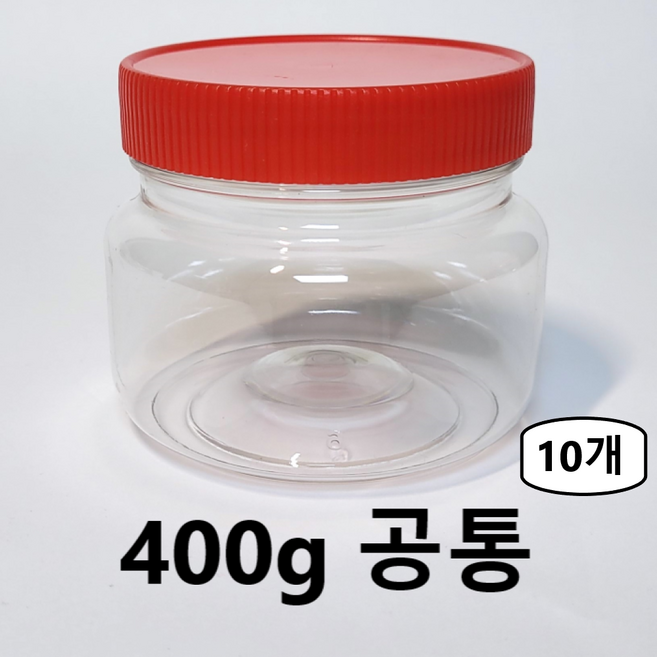 SD 젓갈통 400g 공통용기 고추장통 된장통 PET용기 김치통 깍두기통 페트병 배송비X, 10개