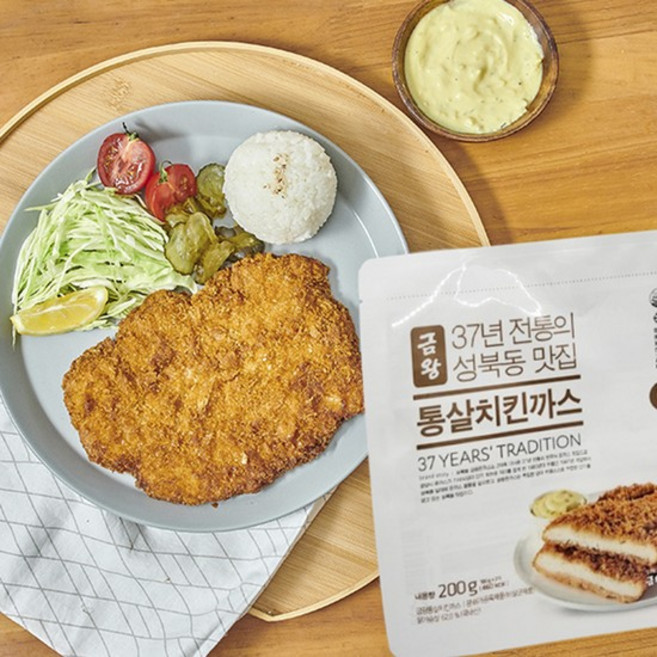 1987년 전통의 성북동 맛집 금왕통살치킨까스 5세트 (1세트 통살치킨까스100gx2개입+소스60gx1개), 없음, 상세설명 참조
