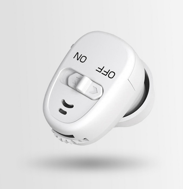 신형 화이트 음성증폭기 무선 소형 초경량 소리증폭기 음성 보조기, 1개