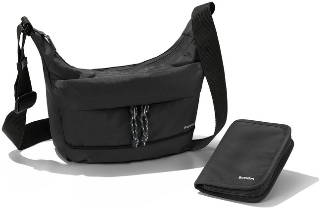 Branden 旅行防盜機能包與護照錢包組