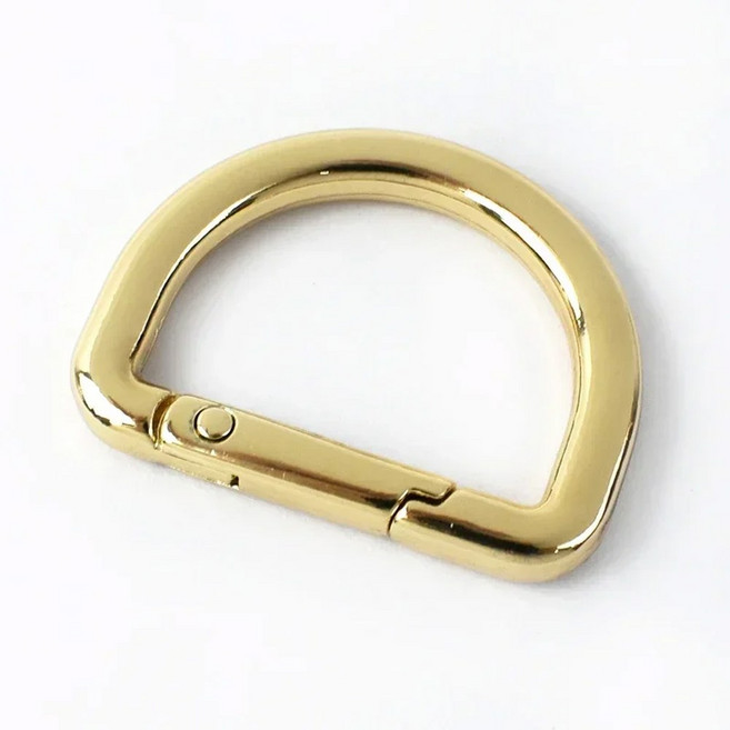5/10/20PCS D 링 스프링 키 체인 CARABINER 클립 스냅 열쇠 고리 버클 가방 배낭 스트랩 하드웨어 액세서리, 01) 16mm-5Pcs, LightGold