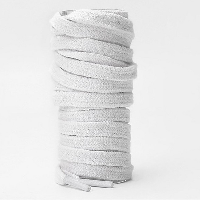 납작 신발끈 7mm 슈레이스 단화 심플 기본 운동화끈 커스텀 어글리슈즈 덩크