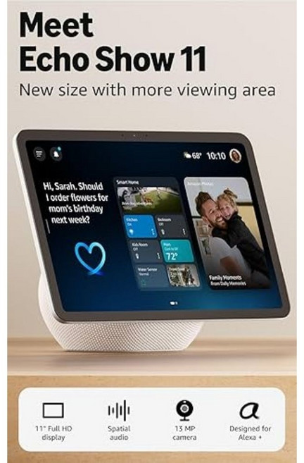 Amazon Echo Show 11 智慧顯示器, Echo Show 11白