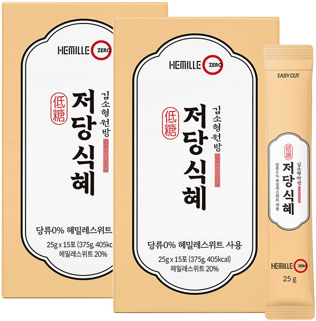 김소형원방 밥알없는 저당 식혜 설탕 제로, 2박스, 375g