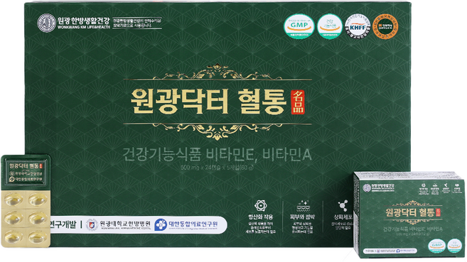 원광닥터 혈통 120캡슐 원광한방생활건강, 1개, 120정