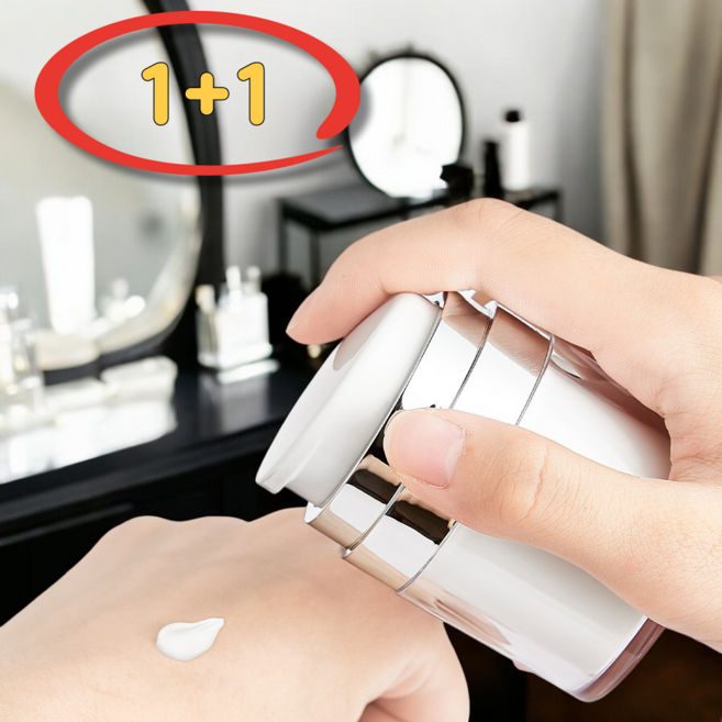 플로우프레쉬 화장품 공병 크림 공병 로션 스킨 용기 50ml, 1개, 화이트