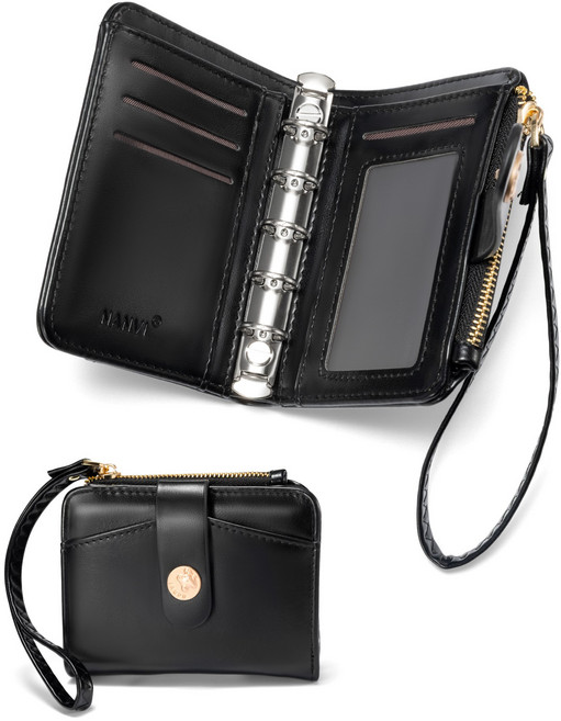 여성용 지갑 스티커첩 내지 교체 가능하여 아이돌 팬 활동에 적합