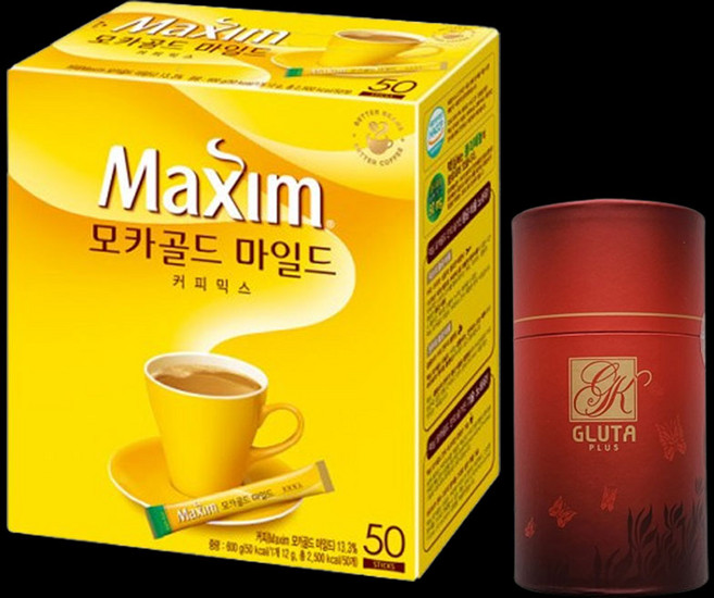 글루타플러스 120g 1통 x 1통맥심50스틱 포함, 1개