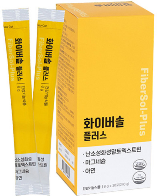 화이버솔 플러스 8g 30포 식이섬유 난소화성말토덱스트린 혈당관리 쾌변 면역강화, 1박스, 15회분