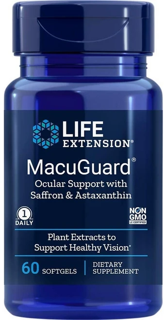 라이프익스텐션 마쿠가드 오쿨러 서포트 아스타잔틴 소프트젤, 60정, 2개 - 쿠팡