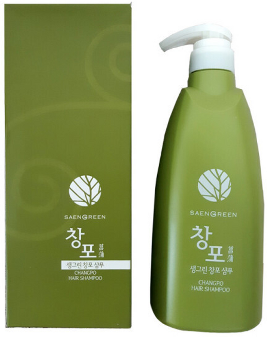 생그린 창포샴푸 600ml /한방샴푸/윤기있는머리결, 1개