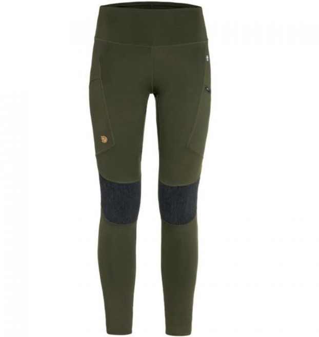 Fjallraven 피엘라벤 여성용 Abisko 트래킹 Tights Hd 600634, X-Small, Deep Forest