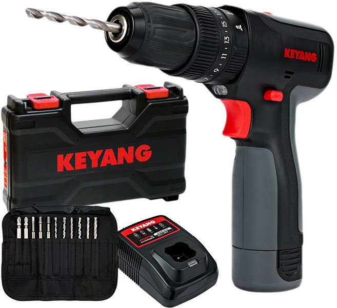 계양 해머드릴 12V MAX 햄머 전동 드릴 드라이버 무선 충전 세트 DM12L-30I, 1개