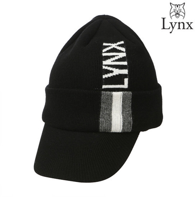 링스골프 링스 남성 배색 포인트 니트캡 L11B4CP615_BK, 1개, BK_FREE