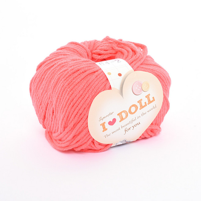 삼남뜨개실 아이돌실 45g 70컬러 인형실 털실 겨울실, 아이돌실 45g 64 팝 아트, 1개