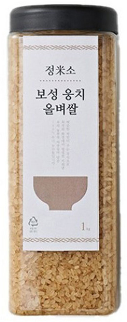 국산 보성 웅치 올벼쌀, 1kg, 1개
