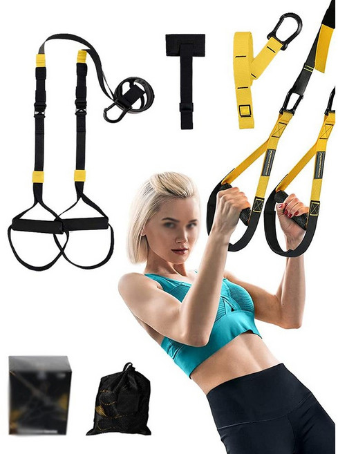 TRX 벨트 밴드 홈짐 운동 트레이닝 피트니스 로프 스트레칭, 핑크P3-1, 1개, 1g